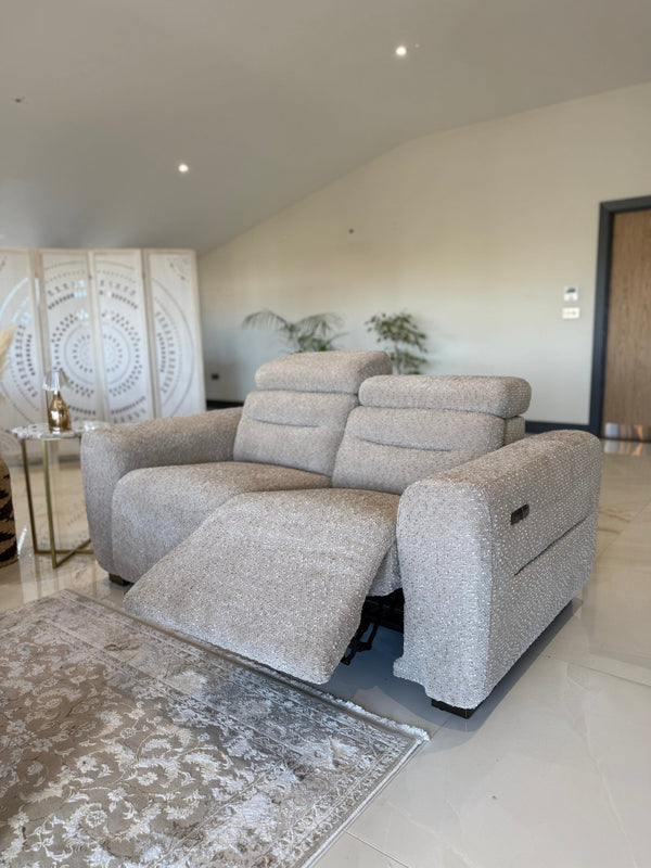 Tokyo Electric Recliner Beige 2 Seater - XShowhome Limited - Xshowhome