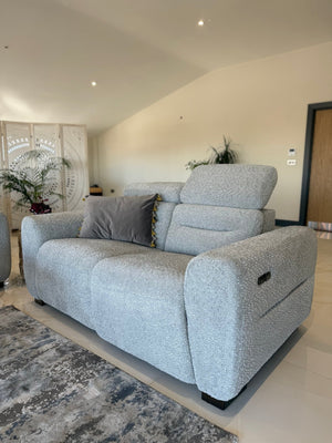 Tokyo Electric Recliner Grey 2 Seater - XShowhome Limited - Xshowhome