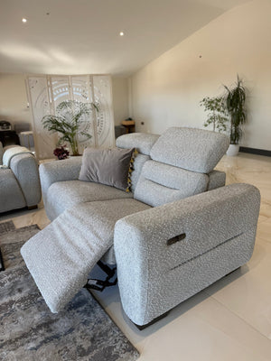 Tokyo Electric Recliner Grey 2 Seater - XShowhome Limited - Xshowhome