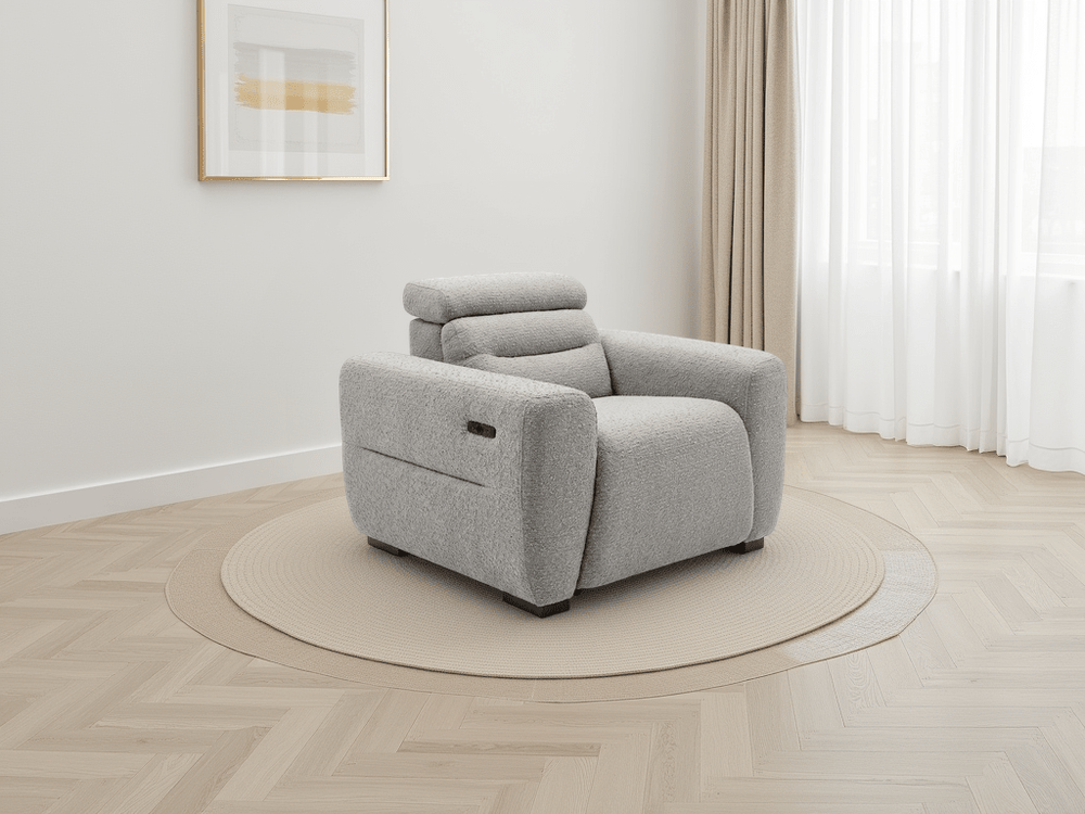 Tokyo Electric Recliner Grey Armchair - XShowhome Limited - Xshowhome