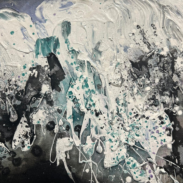 Dark Lake Oil Painting - Tommy Franks