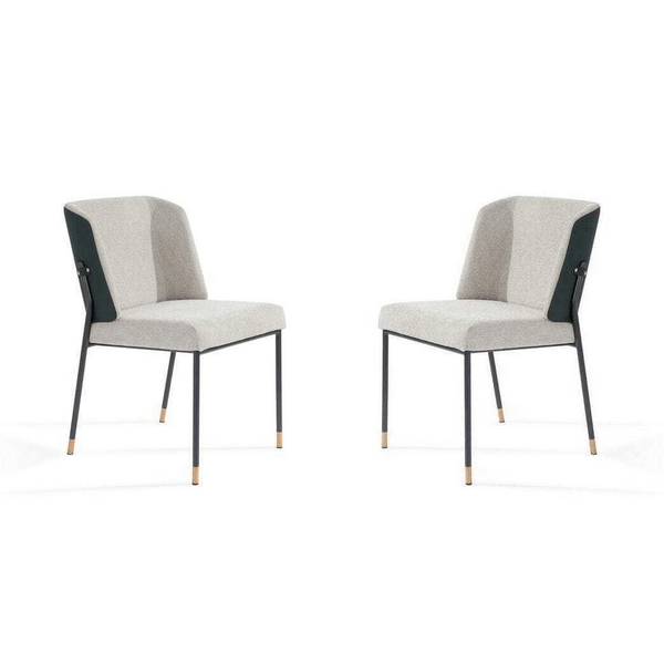 Victor Dining Chair - Enzimi Cream - Set of 2 - Tommy Franks