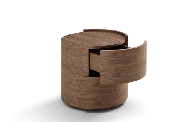 Dexter Bedside Table - Walnut - Pair - Tommy Franks