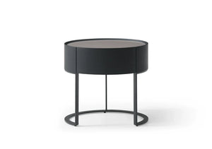 Verge Bedside Table - Black Oak - Tommy Franks