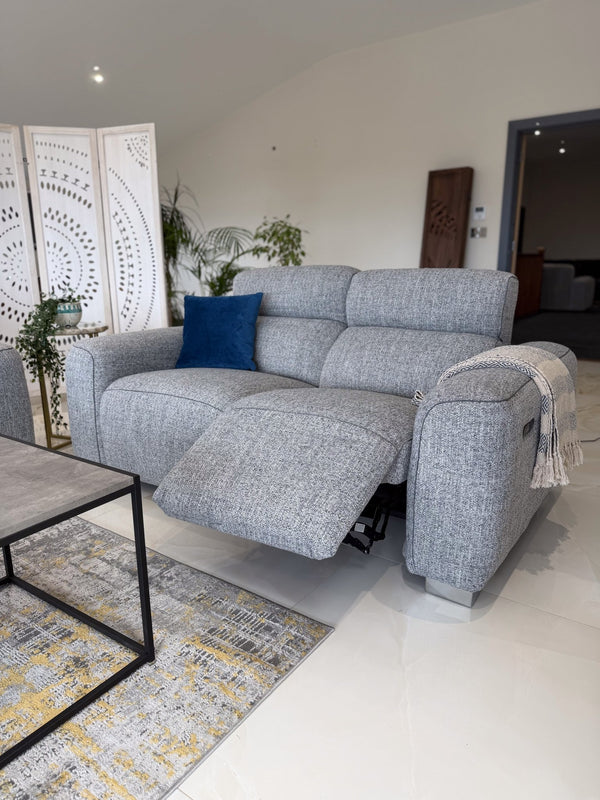 Toronto Electric Recliner Grey 2 Seater - XShowhome Limited - Xshowhome