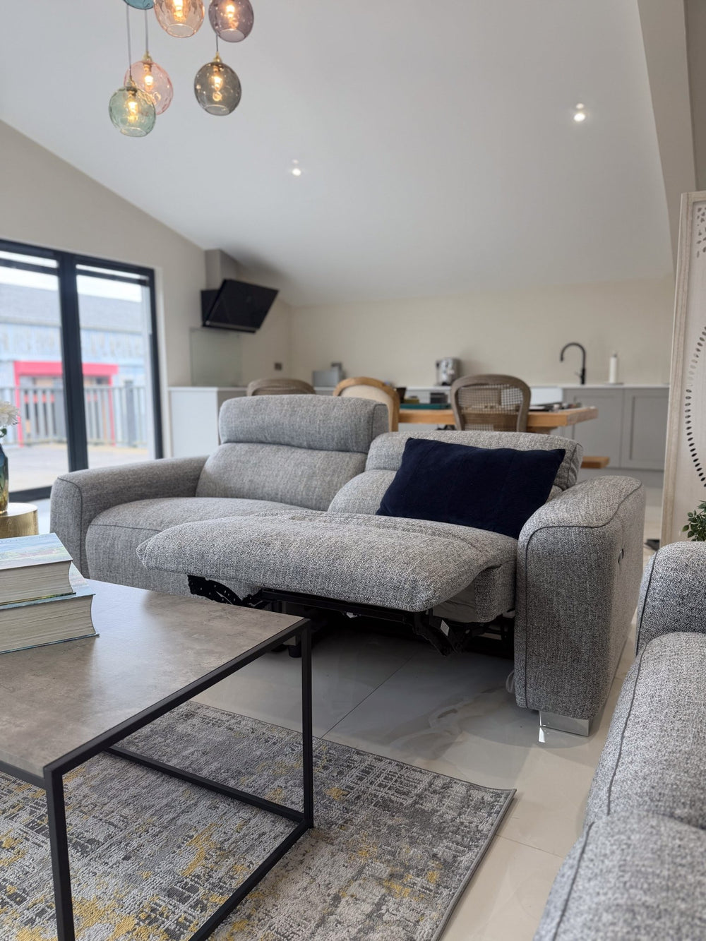 Toronto Electric Recliner Grey 3 Seater - XShowhome Limited - Xshowhome