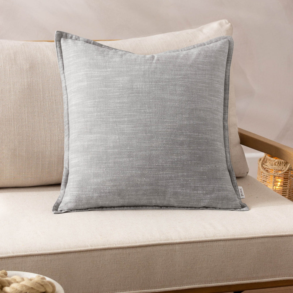 Torresmen 45x45 Feather Filled Cushion Stone - Canwell Interiors Limited - Riva