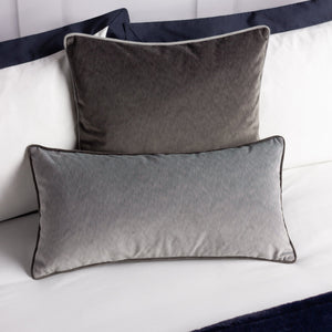 Torto 50x50 Feather Filled Cushion Charcoal/silver - Canwell Interiors Limited - Riva