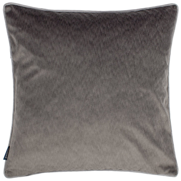 Torto 50x50 Feather Filled Cushion Charcoal/silver - Canwell Interiors Limited - Riva