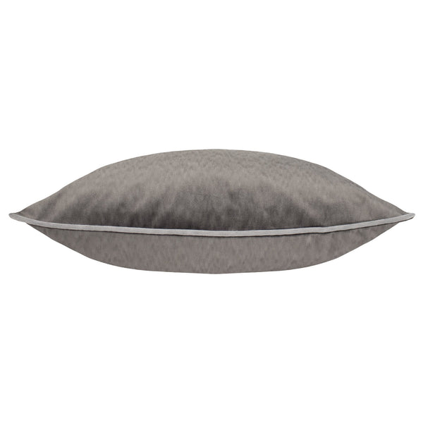 Torto 50x50 Feather Filled Cushion Charcoal/silver - Canwell Interiors Limited - Riva