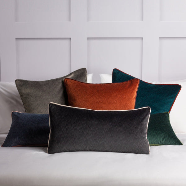 Torto 50x50 Feather Filled Cushion Moss/emerald - Canwell Interiors Limited - Riva