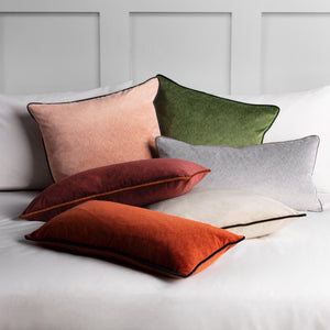 Torto 50x50 Feather Filled Cushion Moss/emerald - Canwell Interiors Limited - Riva