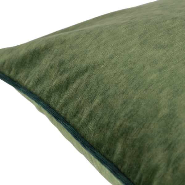 Torto 50x50 Feather Filled Cushion Moss/emerald - Canwell Interiors Limited - Riva