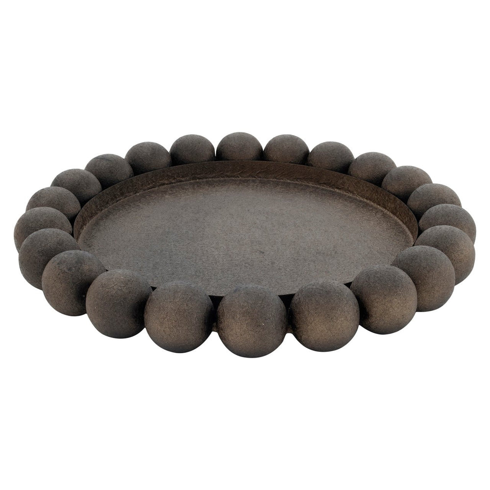 Tray Marlow brass antique - Canwell Interiors Limited - Richmond