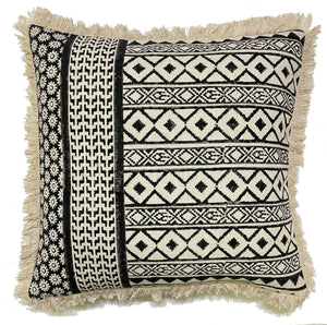 Tribal Block Print Mono 45x45 - Canwell Interiors Limited - Malini