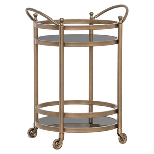 Trolley Hendricks brushed gold - Canwell Interiors Limited - Richmond