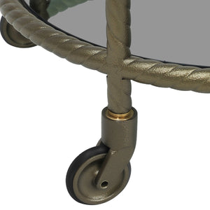 Trolley Macallan brass antique - Canwell Interiors Limited - Richmond