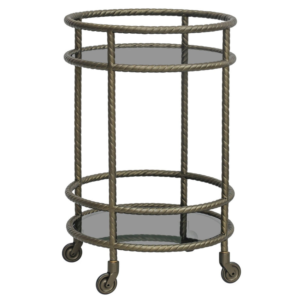 Trolley Macallan brass antique - Canwell Interiors Limited - Richmond