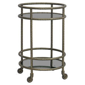 Trolley Macallan brass antique - Canwell Interiors Limited - Richmond