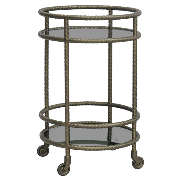 Trolley Macallan brass antique - Canwell Interiors Limited - Richmond