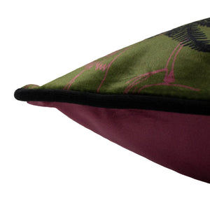 Tropica Cheetah 45x45 Feather Filled Cushion Khaki - Canwell Interiors Limited - Riva
