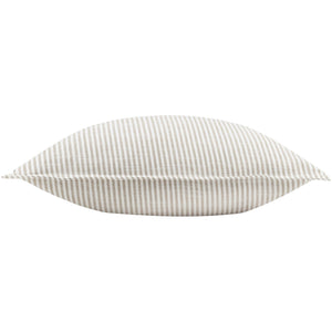 Truro Stripe 45x45 Feather Filled Cushion Natural - XShowhome Limited - Riva