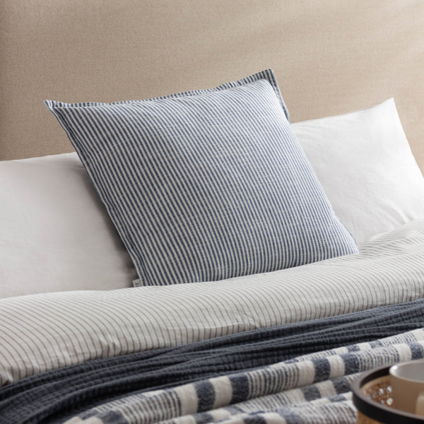 Truro Stripe 45x45 Feather Filled Cushion Skyline - XShowhome Limited - Riva
