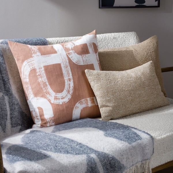 Tuba 50x50 Feather Filled Cushion Plaster - Canwell Interiors Limited - Riva