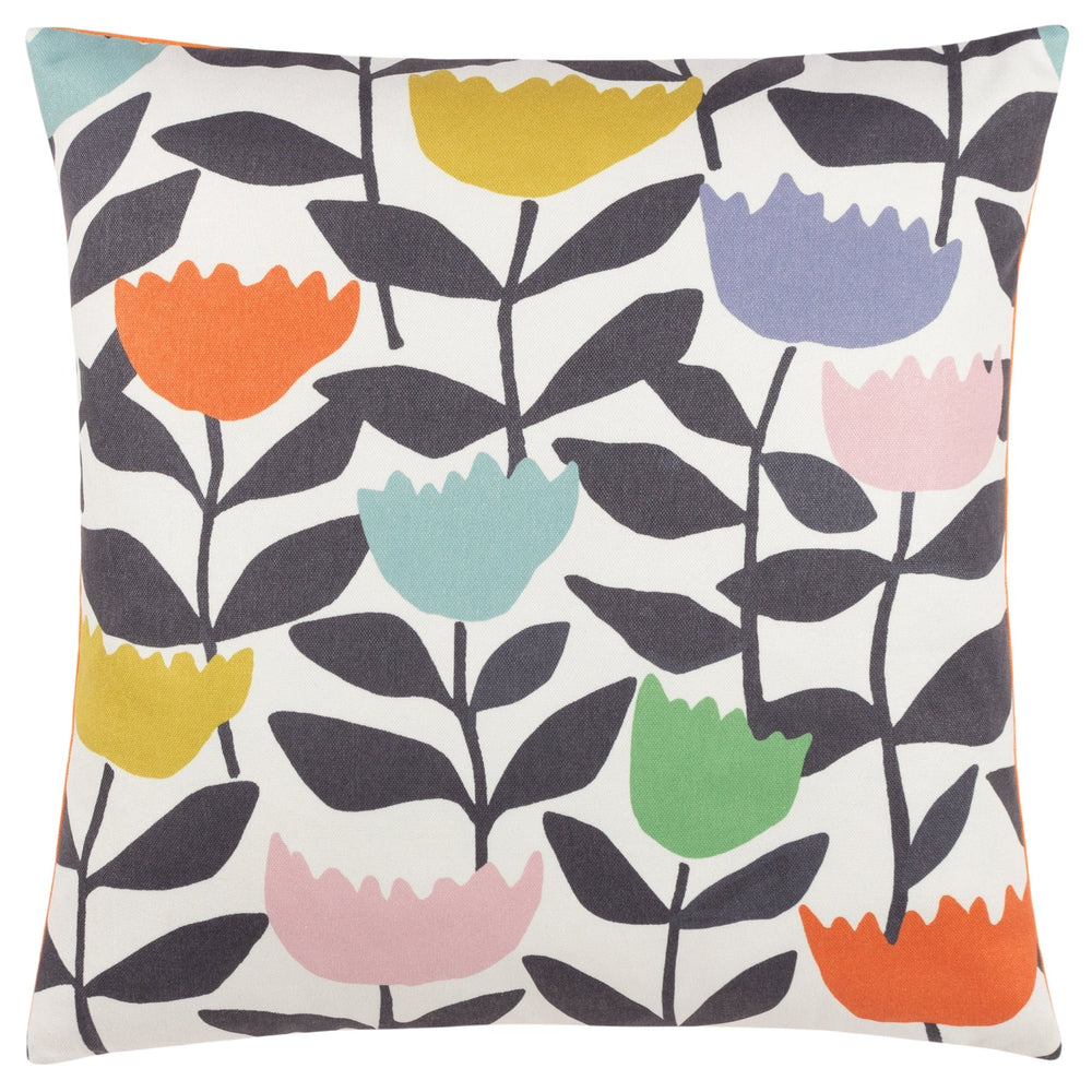 Tulipa 50x50 Feather Filled Cushion Pink/multi - Canwell Interiors Limited - Riva