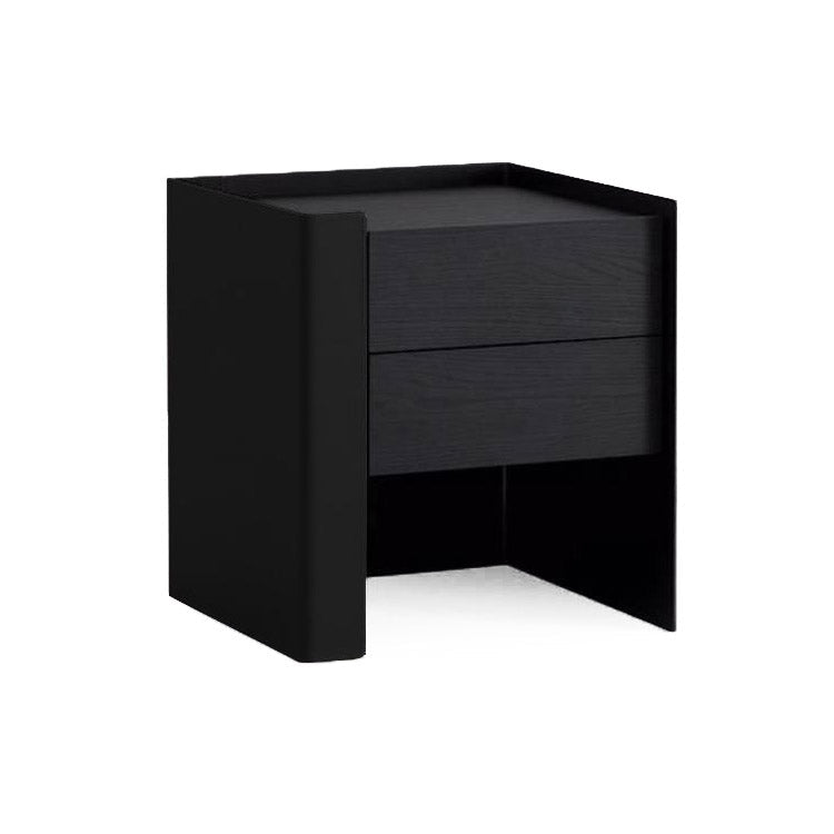 Tunica Bedside Table - Black Oak - Pair - XShowhome Limited - Tommy Franks