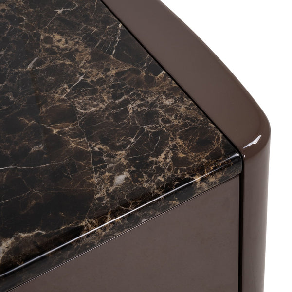 TV cabinet Almundi chocolat brown - Canwell Interiors Limited - Richmond