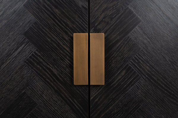 TV cabinet Blackbone Brass black rustic 200 - Canwell Interiors Limited - Richmond