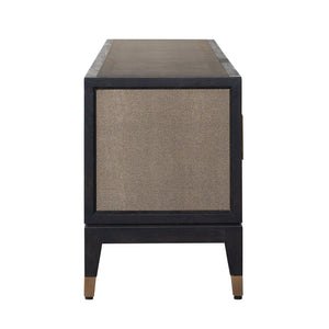 TV cabinet Bloomville brass shagreen - Canwell Interiors Limited - Richmond