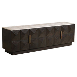 TV cabinet Claremont brown - Canwell Interiors Limited - Richmond