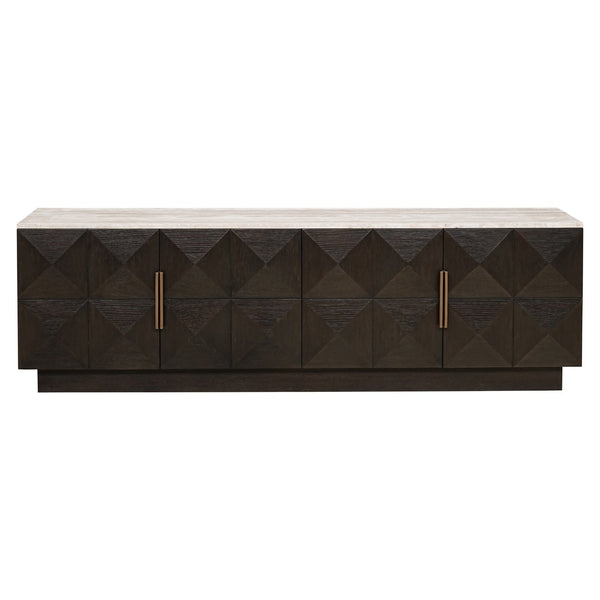 TV cabinet Claremont brown - Canwell Interiors Limited - Richmond