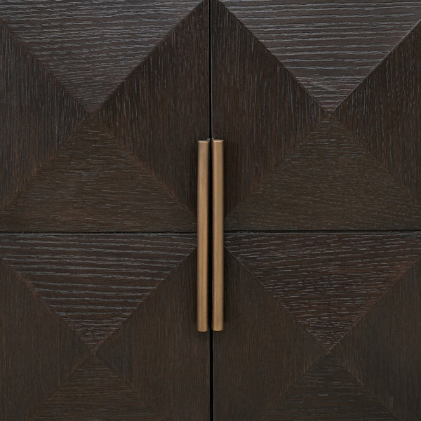 TV cabinet Claremont brown - Canwell Interiors Limited - Richmond