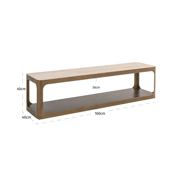 TV cabinet Claridge sand 160x40 - Canwell Interiors Limited - Richmond