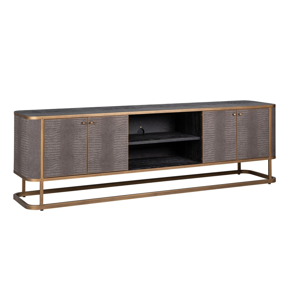 TV Cabinet Classio with 4 - Door (brushed Gold) - Canwell Interiors Limited - Richmond
