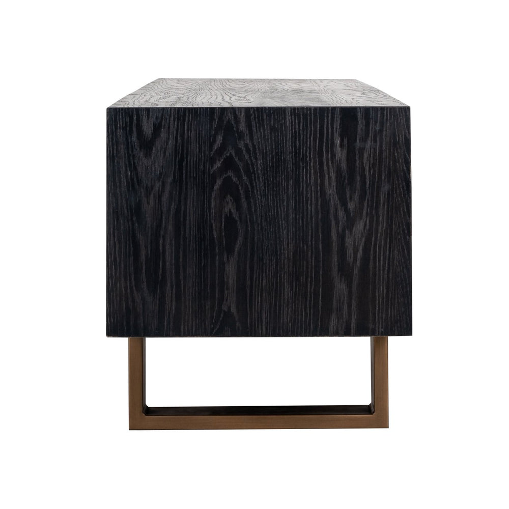TV cabinet Hunter black rustic - Canwell Interiors Limited - Richmond
