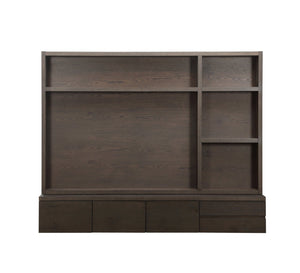 TV cabinet Lachance brown 3 - doors 2 - drawers - Canwell Interiors Limited - Richmond