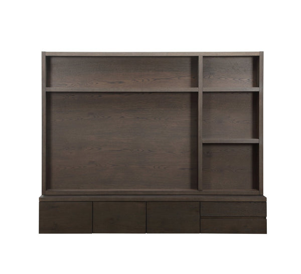 TV cabinet Lachance brown 3 - doors 2 - drawers - Canwell Interiors Limited - Richmond