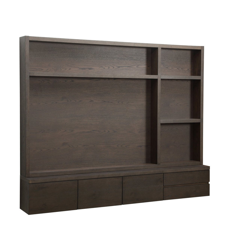 TV cabinet Lachance brown 3 - doors 2 - drawers - Canwell Interiors Limited - Richmond