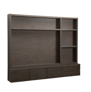 TV cabinet Lachance brown 3 - doors 2 - drawers - Canwell Interiors Limited - Richmond