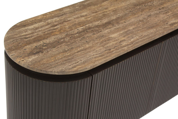 TV cabinet Russo brown 4 - doors - Canwell Interiors Limited - Richmond