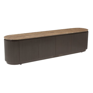 TV cabinet Russo brown 4 - doors - Canwell Interiors Limited - Richmond