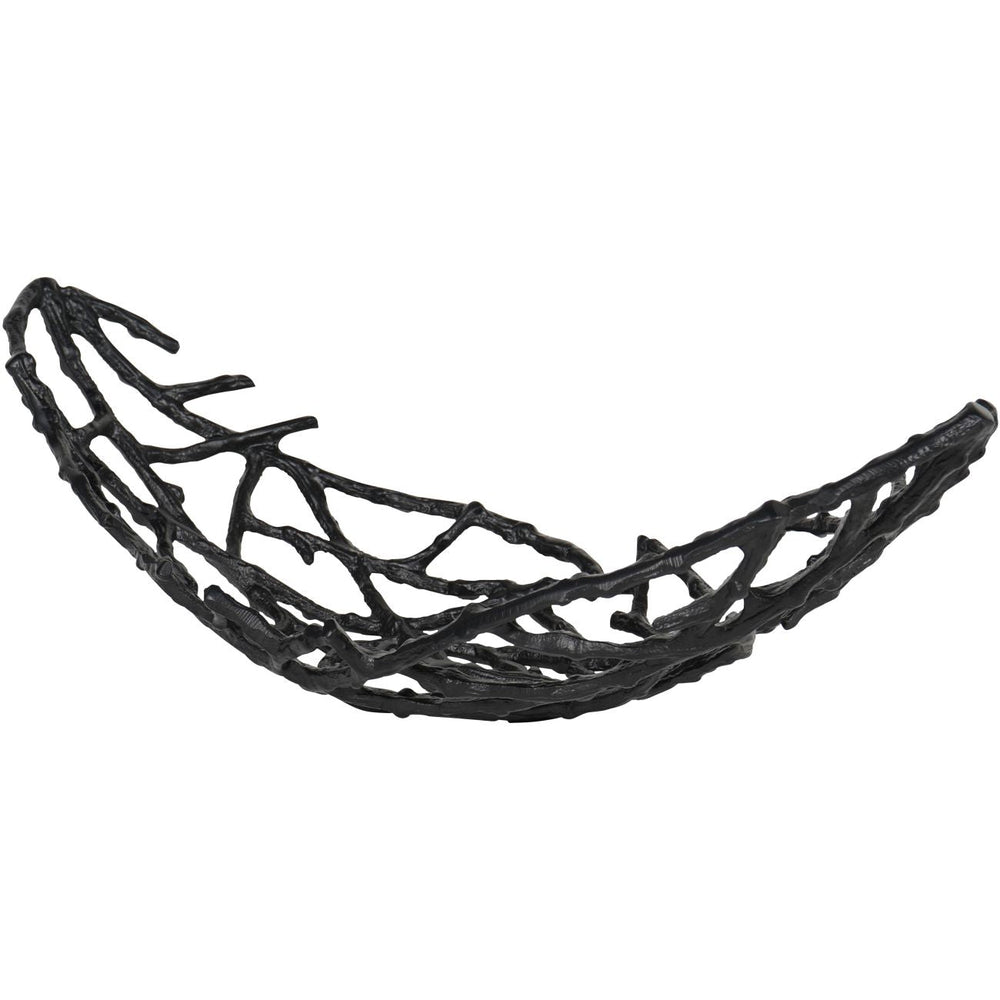 Twig Oval Bowl Black Small - XShowhome Limited - Libra