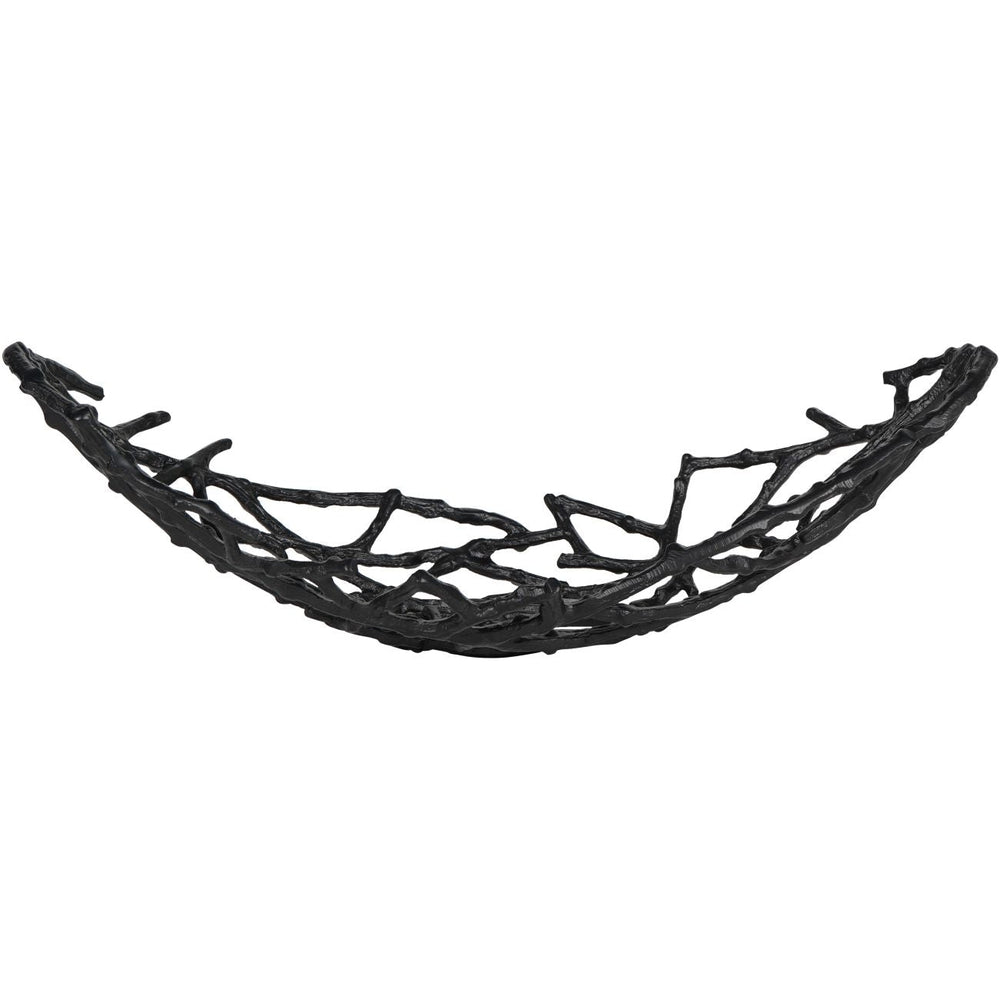 Twig Oval Bowl Black Small - XShowhome Limited - Libra