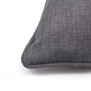 Twilight 45x45 Feather Filled Cushion Silver - Canwell Interiors Limited - Riva