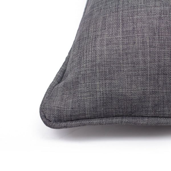 Twilight 45x45 Feather Filled Cushion Silver - Canwell Interiors Limited - Riva