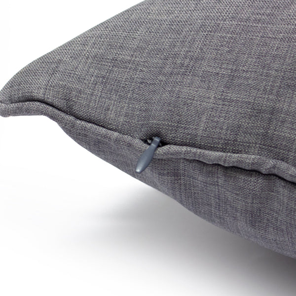 Twilight 45x45 Feather Filled Cushion Silver - Canwell Interiors Limited - Riva